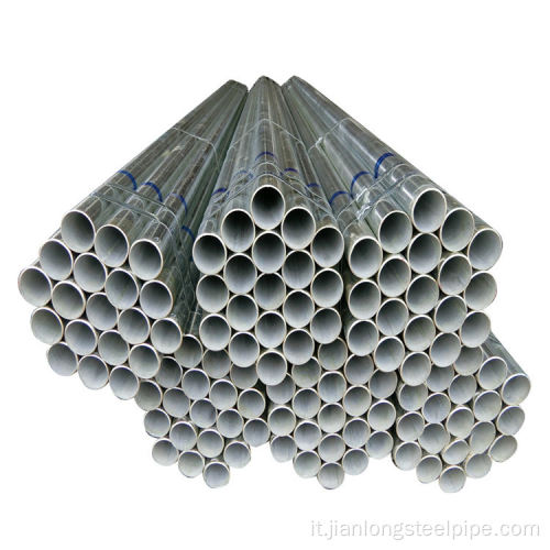 ASME B36.10 tubo galvanizzato in metallo